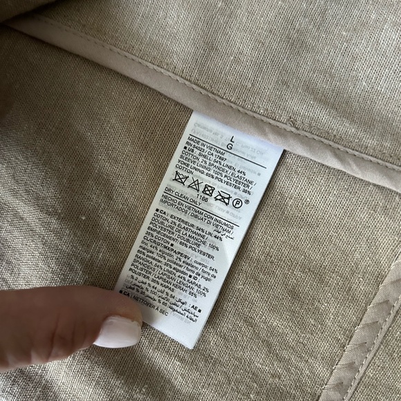 BNWOT linen blend blazer - Picture 10 of 13